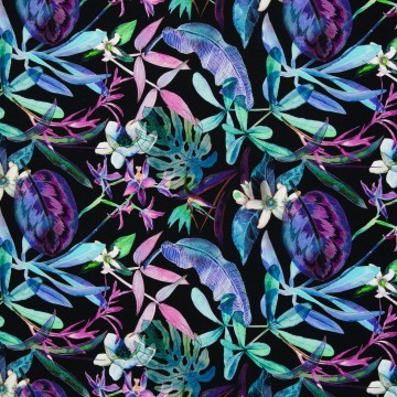 flowers french terry 40