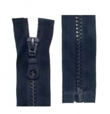 deelbare bloktand rits donkerblauw