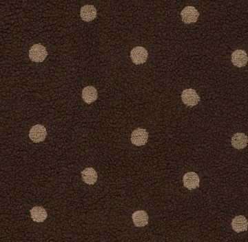 teddy stippen bruin beige