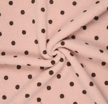 Teddy dot embroidery