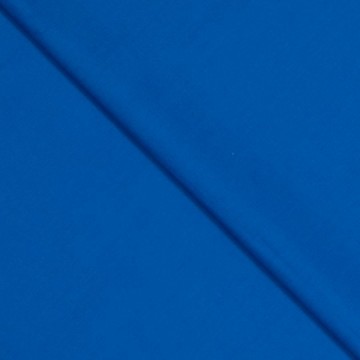 Katoen poplin blauw