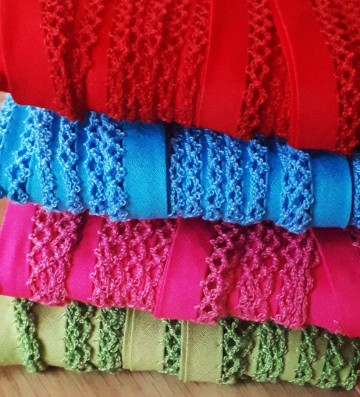 Lime Biaisband kantje