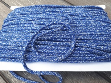 koord jeansblauw melange