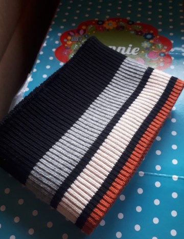 Boordstof rib cuff Bonnie