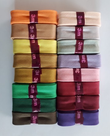 Biaisband 20 mm katoen