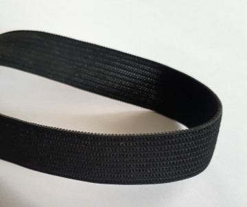 Elastiek 15 mm zwart