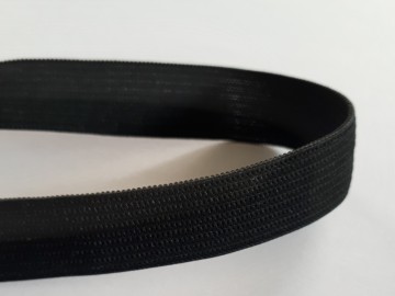 15 mm elastiek zwart