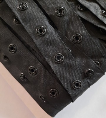 drukkertjesband zwart