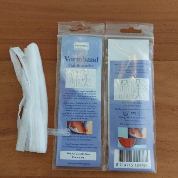Vormband vlieseline 5 meter