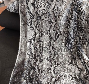 kant grijs zwart wit flock schulprand