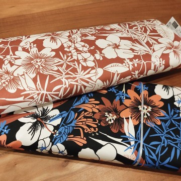 Bloom katoen stretch satijn