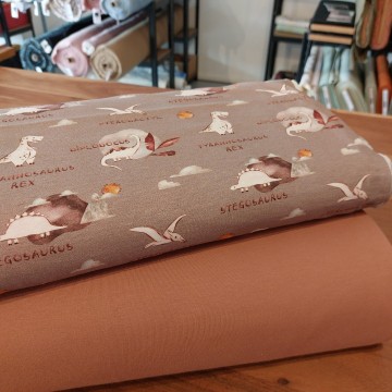 tricot dino en french terry