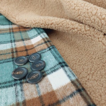 Katia Flanel met teddy