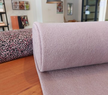 NNaomi gekookte wol lila roze oudroze