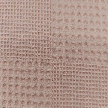 detail wafelkatoen roze