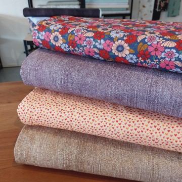 tricot Jona en french terry denim