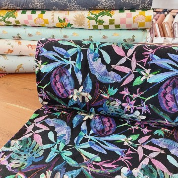 Flowers french terry Swafing