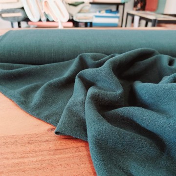 viscose linnen donkergroen