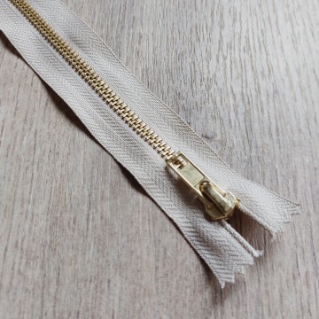 Broekrits 18 cm koper naturel