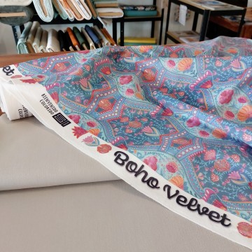 Gabrdine en boho velvet