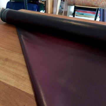 soepele imitatieleer wine zwart