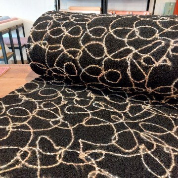 cotta embroidery zwart