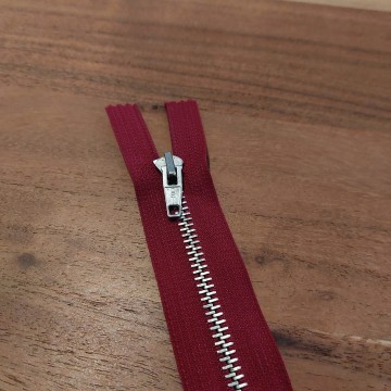 Deelbare rits metaal 40 cm