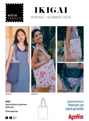 A2 tas canvas en jute