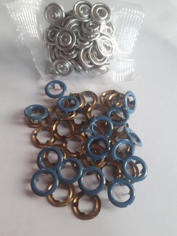 Baby drukkers jeansblauw