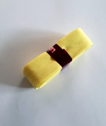 Biaisband 20 mm geel