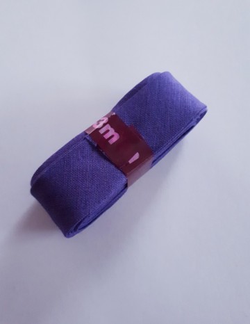 Biaisband paars 20 mm