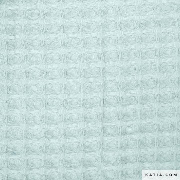 Big waffle honingraatstof in babyblauw 2241 6 katia fhd
