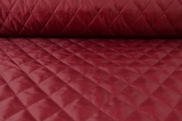 Bordeaux gewatteerde voering