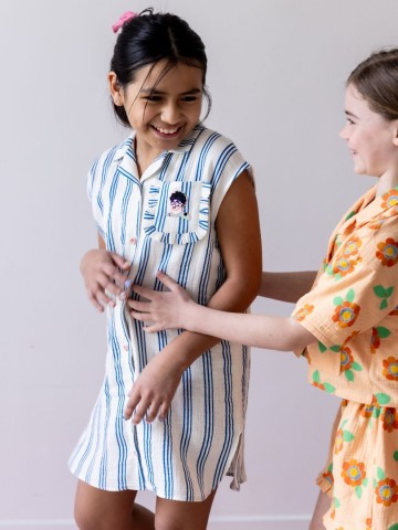 Buy notches patterns colombia shirt dress kids sewing pattern 11