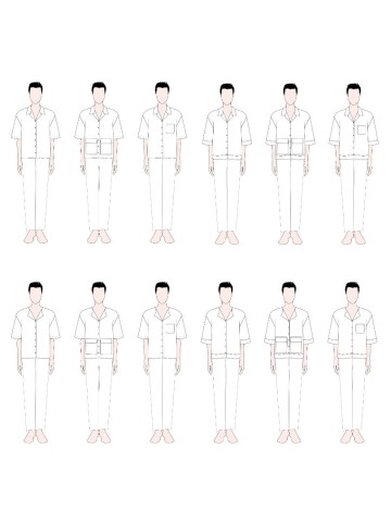 Buy notches patterns cuba shirt sewing pattern 16