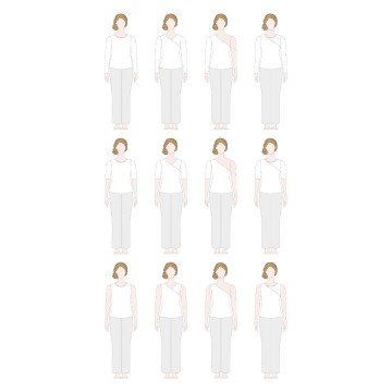 Buy notches patterns moriko top dress knit fabrics women sewing pattern 21