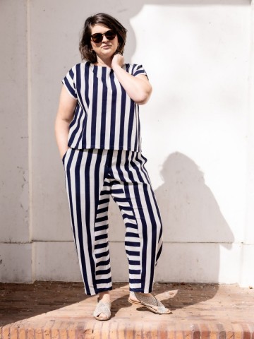 Buy notches patterns tiki barrel trousers and ruffle shorts sewing pattern 03