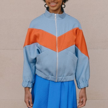 Buynotchespatternsravacolorblockjacketfrontviewsewingpattern