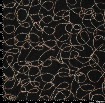 Cotta embroidery lizzy zwart