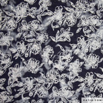 Katia denim flowers 2262 3 Senza Limits