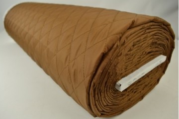 Donker camel quilted lining 44