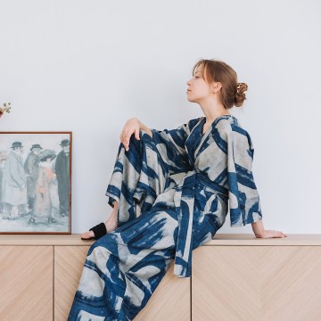 Drifting course l linen viscose blend 03s