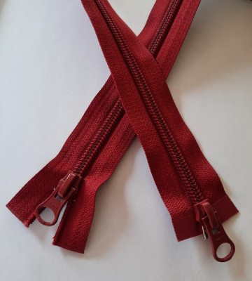 Dubbel deelbaar 84 cm spiraal rood