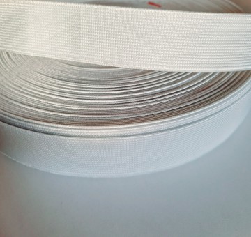 Elastiek 25 mm wit