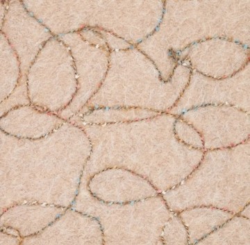 Embroidery lizzy beige