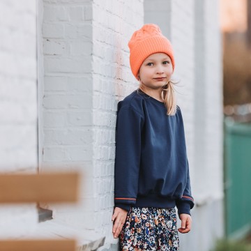 French terry oceana blue 01s