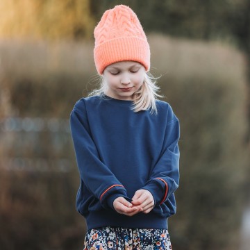 French terry oceana blue 02s