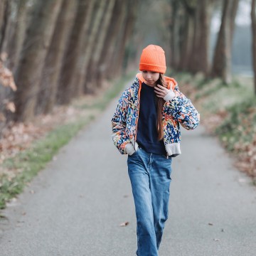 French terry oceana blue 04s