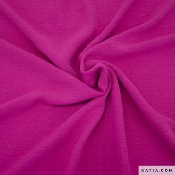 Fuchsia techno polyester stof 2092 62 01 katia g