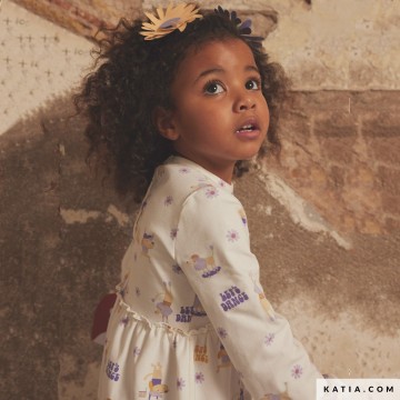 Gebreide stof voor shirts jersey disco dogs 2102 108 04 katia g